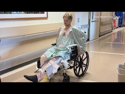 Fort Worth firefighter vows to return as he heals from severe burns