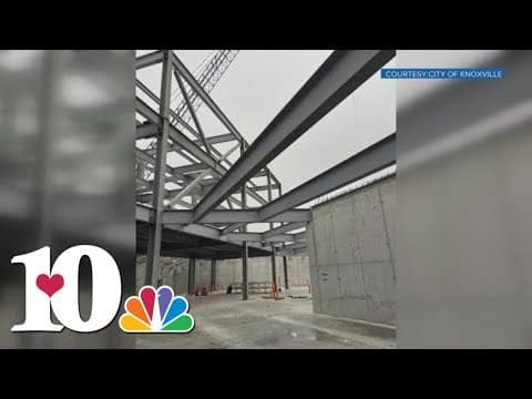 Current construction on downtown Knoxville stadium focuses on decking and foundation