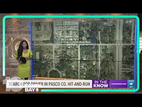 Pedestrian killed in Pasco County hit-and-run crash