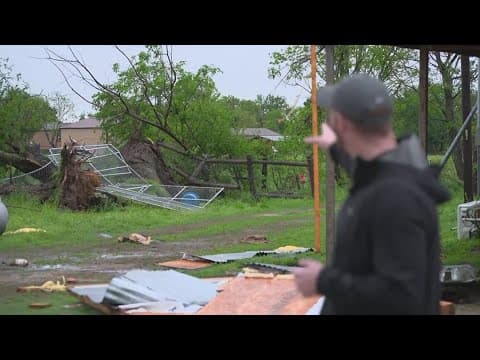Severe storms in North Texas cause damage to homes