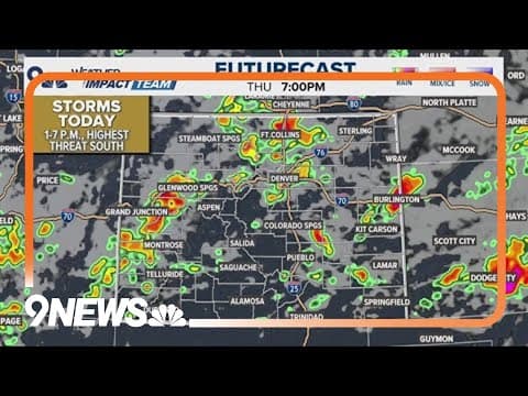 Storms beginning to pop up