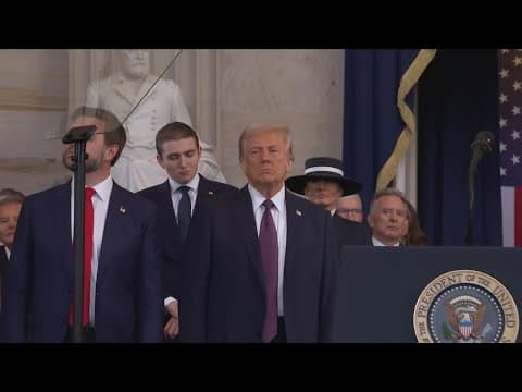 Recap of President Trump's inauguration in Washington