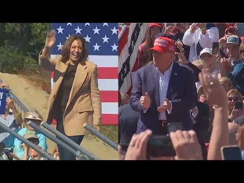 Race for White House: Harris vs. Trump