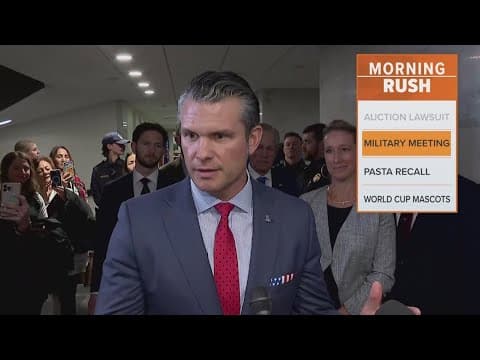 Defense Secretary Pete Hegseth to meet with the military's top brass