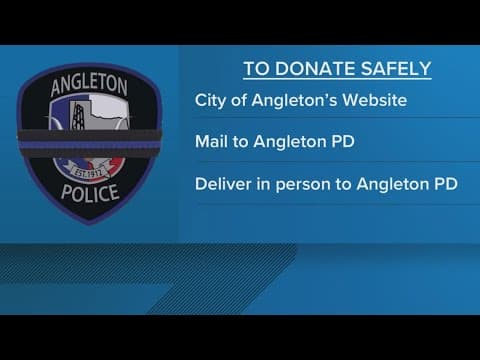 Fundraising scam involving fallen Angleton PD