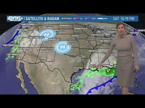 Sunny and cool Sunday ahead