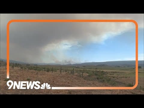 Multiple wildfires burning in western Colorado