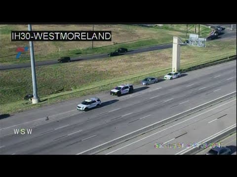 Man killed in shooting on I-30 service road in west Dallas, police say