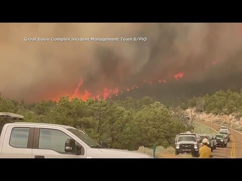 Destructive wildfires at the Grand Canyon