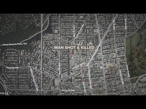 Northwest DC shooting leaves man dead