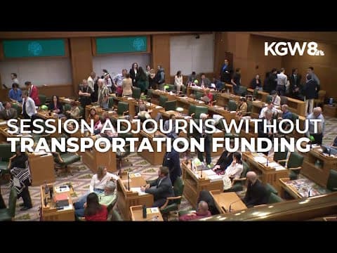 Oregon Legislature to adjourn with no funding to transportation — for now