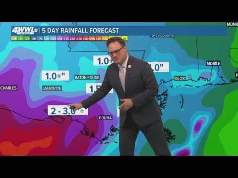New Orleans Weather: Greater certainty in rain chances for Saturday