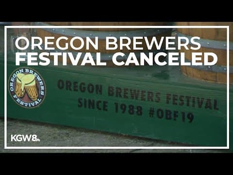 This summer's Oregon Brewers Festival canceled