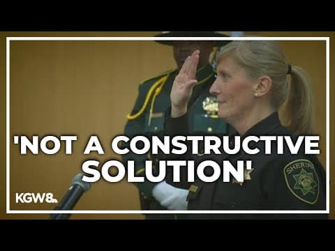 Multnomah County Sheriff says she won’t jail people arrested under camping ban