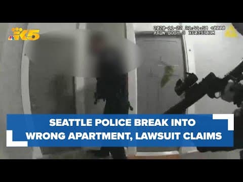 Lawsuit against city alleges Seattle officers broke down woman's door, drew guns