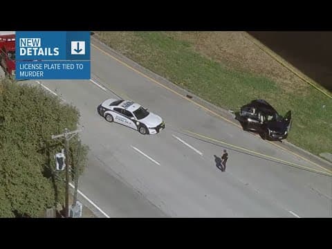Police exchange fire with a murder suspect during a police chase