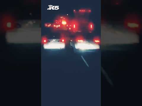 Dashcam video shows Seatac crash that shut down I-5 N for hours