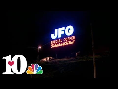 Knoxville's famous JFG sign comes down