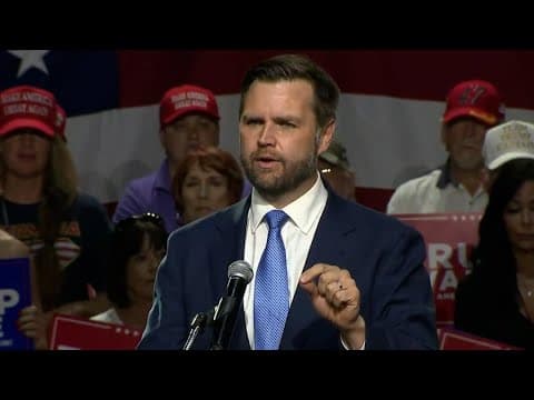 FULL VIDEO: JD Vance speaks at Reno campaign rally (July 30, 2024)