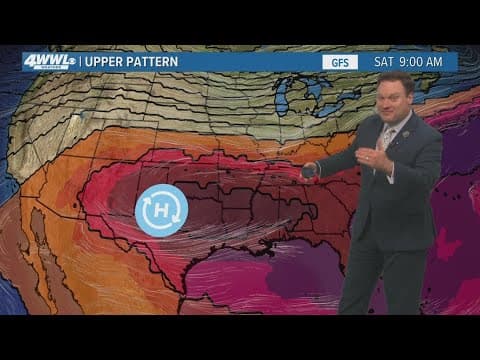 New Orleans Weather: Scattered showers Thursday and Friday, hot days again next week