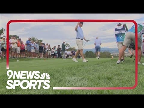 John Elway and Peyton Manning at PGA Tour