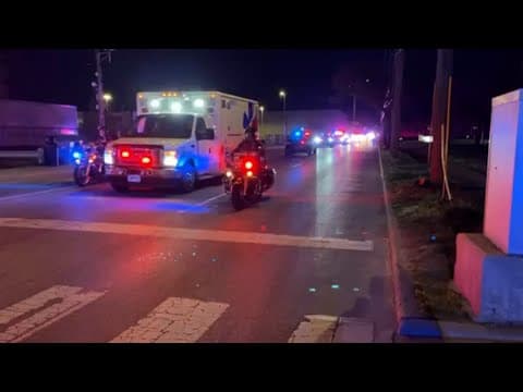 Procession for fallen Hendricks County deputy killed after contacting power lines