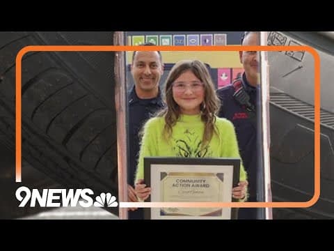 Colorado 11-year-old recognized for helping save neighbors during house fire