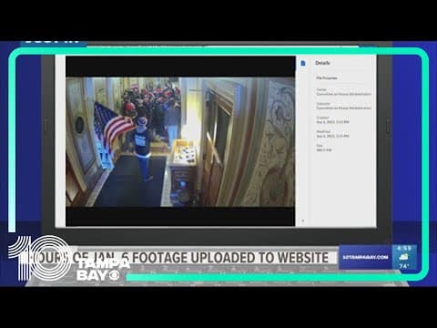 Thousands of hours of footage from Jan. 6 Capitol riot to be uploaded to website