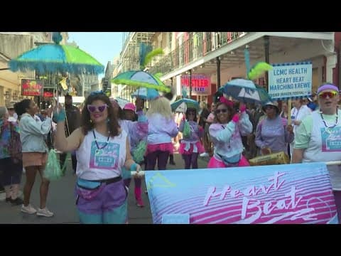 French Quarter Kickoff Parade rolls in New Orleans