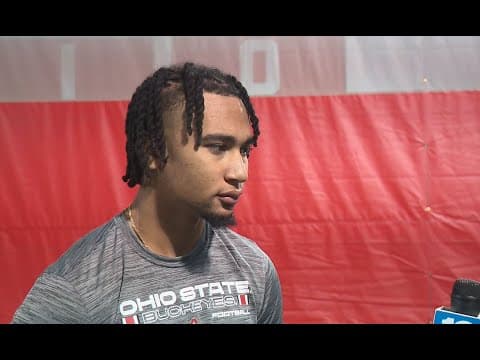 Interview: Ohio State quarterback C.J. Stroud talks about playoff game against Georgia