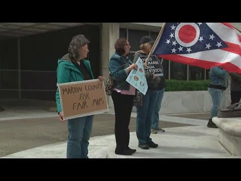 Voting rights group hold rally for fair redistricing maps