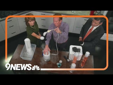 Fun dry ice science experiments for Halloween