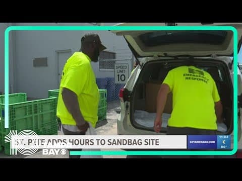 St. Pete adds hours to sandbag site
