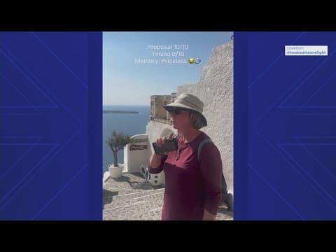 Dream proposal video ends with photobomb