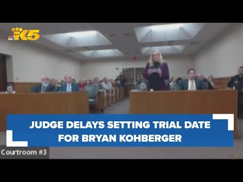 Trial of Bryan Kohberger may not take place until 2025 as judge delays scheduling decision