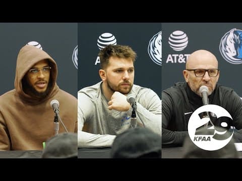 Mavs vs. Wizards | Luka Doncic, Daniel Gafford, Jason Kidd postgame interviews