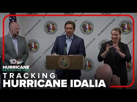 Gov. DeSantis shares latest on how the state is preparing ahead of Hurricane Idalia