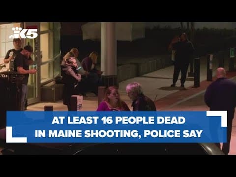 At least 16 dead in Maine shooting and dozens injured, police say