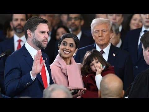 J.D. Vance gets sworn in as Vice President of the United States
