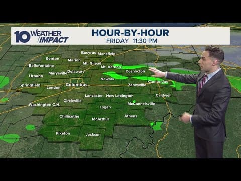 Columbus, Ohio afternoon forecast | Light rain showers moving in later