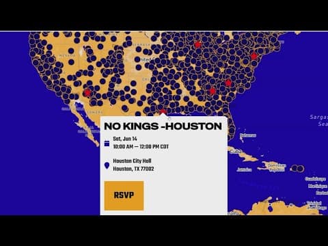 Thousands expected at Houston-area ‘No Kings Day’ protests targeting the Trump Administration