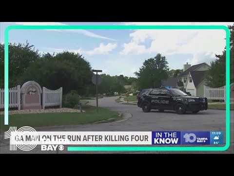 4 dead in mass shooting in small Georgia city, suspect at large