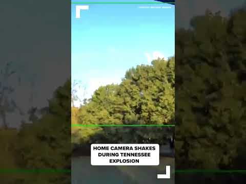 Tennessee plant explosion | Home security camera shakes from blast | VIDEO