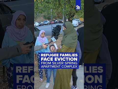 Afghan refugees facing homelessness after push for evictions in Maryland apartment complex