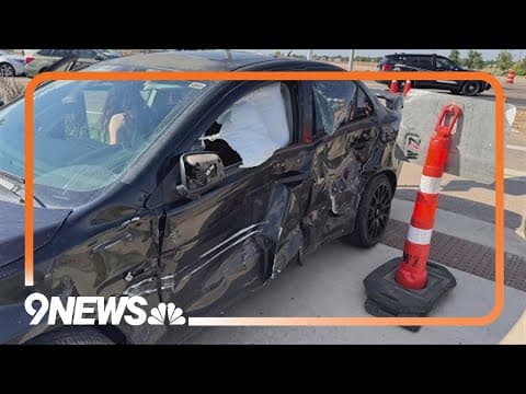 Driver hits woman's car during police pursuit, injures her