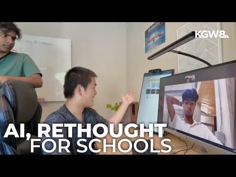 Oregon high schoolers develop new AI learning tool