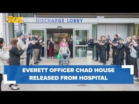 Everett police officer released from hospital