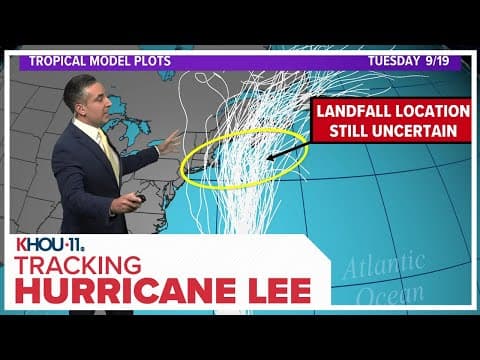Tracking Hurricane Lee: Storm expected to intensify to Cat 4 before weakening again