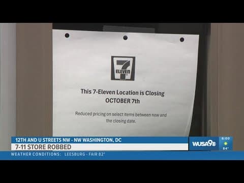 NW DC 7-Eleven robbed by dozens of people