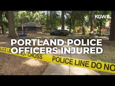Suspect faces attempted-murder charge after two Portland officers injured